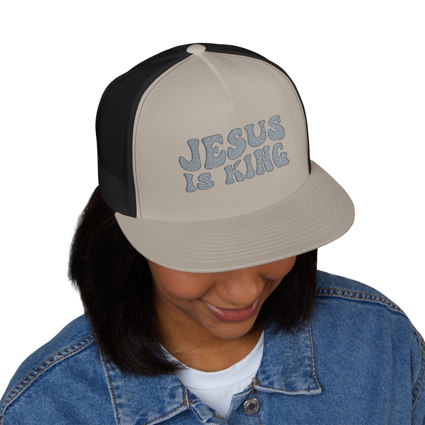 Jesus Is King Trucker Cap