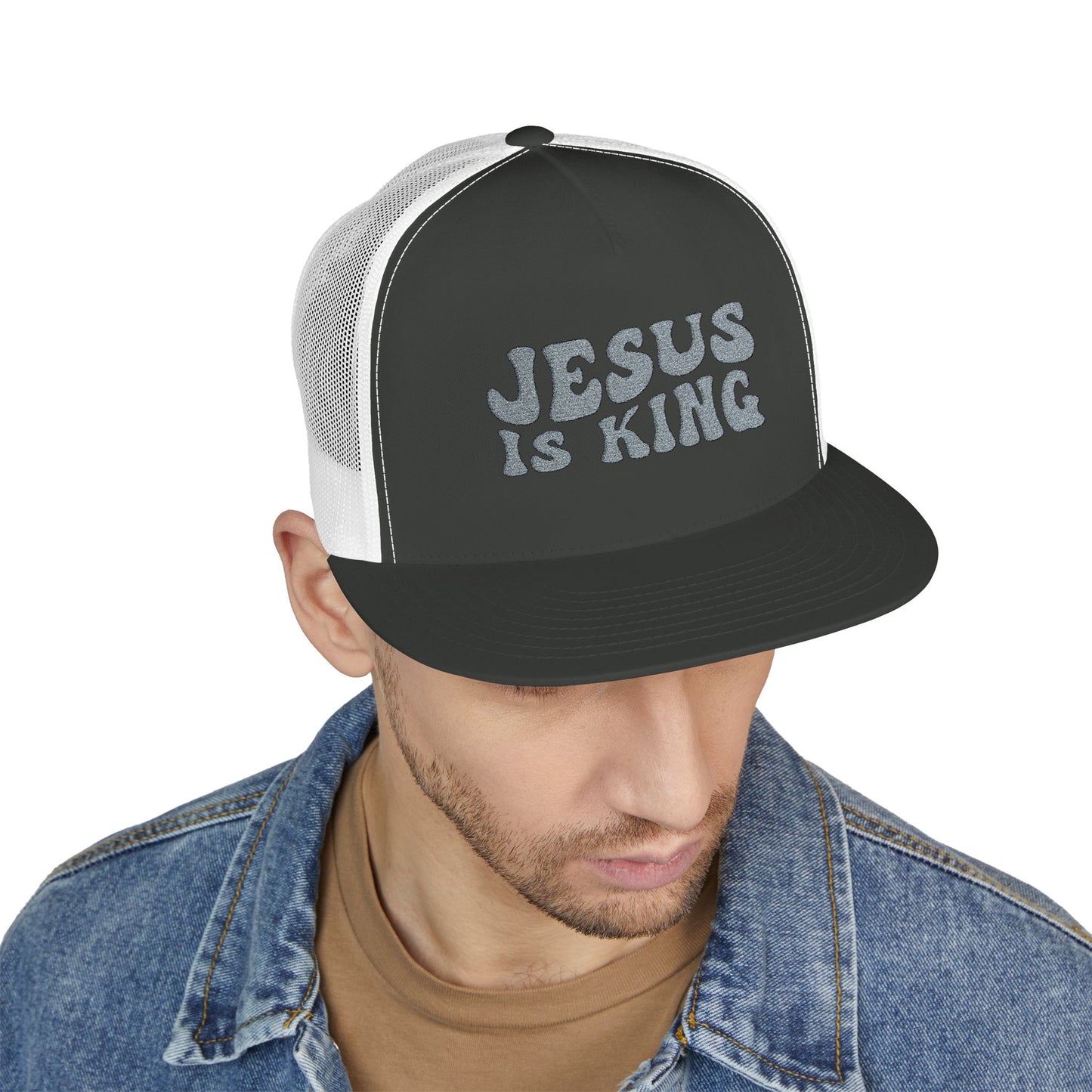Jesus Is King Trucker Cap