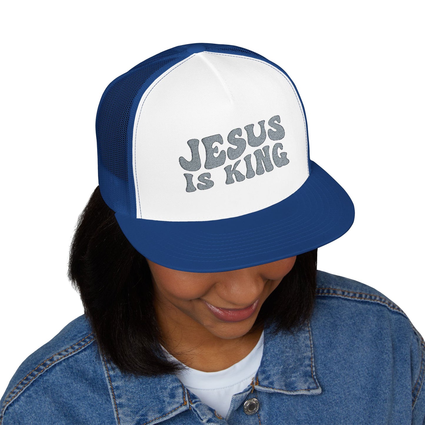 Jesus Is King Trucker Cap
