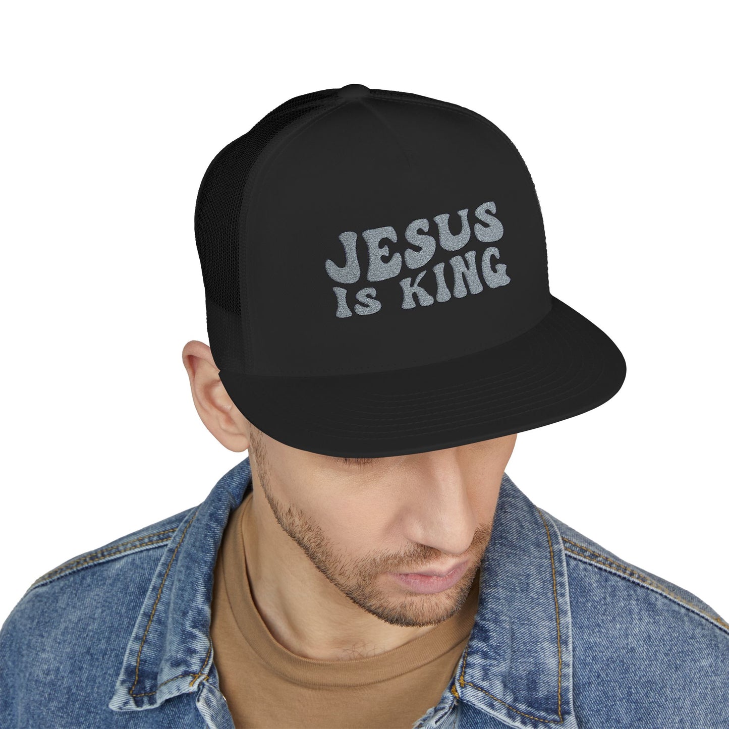 Jesus Is King Trucker Cap