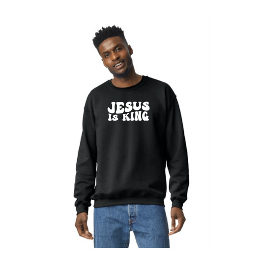 Jesus is King crewneck