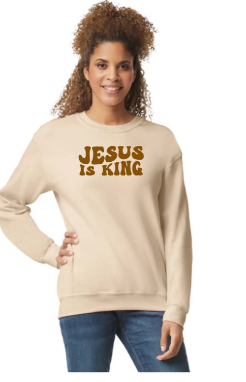 Jesus is King crewneck